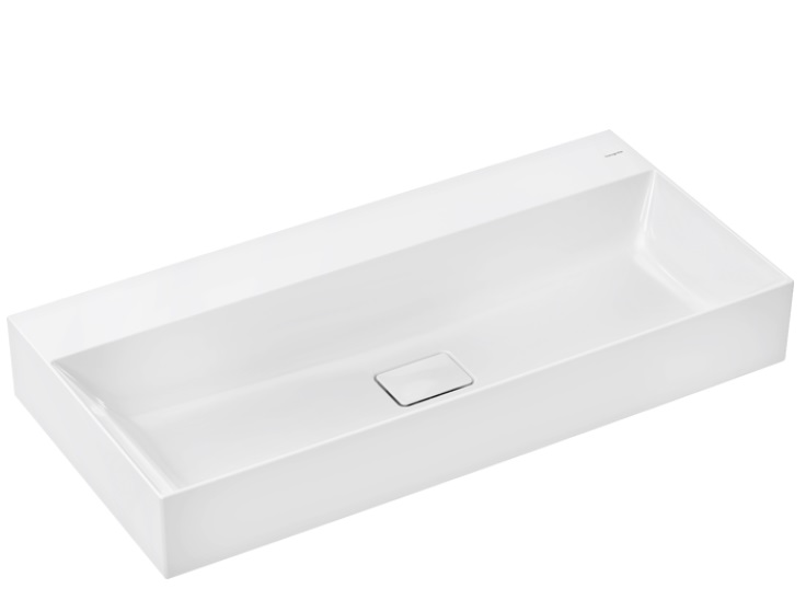 Раковина для ванної Hansgrohe Xevolos E 100х48 см без отвору без переливу кераміка SmartClean білий 61101450