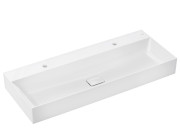Раковина для ванної Hansgrohe Xevolos E 120х48 см із 2 отворами кераміка SmartClean білий 61104450