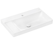 Раковина Hansgrohe Xelu Q 80х48 см полиця зліва з отвором без переливу кераміка SmartClean білий 61030450