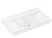 Раковина Hansgrohe Xelu Q 80х48 см полиця зліва без отворів без переливу кераміка SmartClean білий 61032450