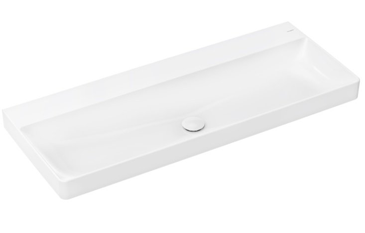 Раковина для ванної Hansgrohe Xelu Q 120х48 см без отворів без переливу кераміка SmartClean білий 61045450