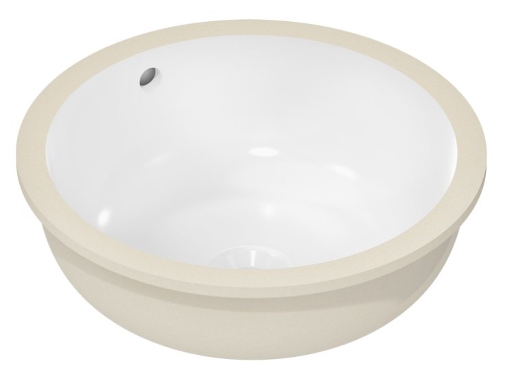 Раковина для ванной Hansgrohe Xuniva S ⌀35 см под столешницу керамика SmartClean белый 61046450