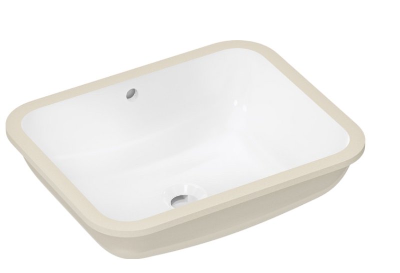 Раковина для ванної Hansgrohe Xuniva Q 45х35 см під стільницю кераміка SmartClean білий 61052450