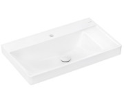 Раковина Hansgrohe Xelu Q 80х48 см полиця праворуч з отвором без переливу кераміка SmartClean білий 61027450
