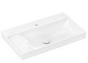 Раковина Hansgrohe Xelu Q 80х48 см полиця зліва з отвором без переливу кераміка SmartClean білий 61030450