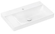 Раковина Hansgrohe Xelu Q 80х48 см полиця зліва з отвором без переливу кераміка SmartClean білий 61033450