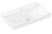 Раковина Hansgrohe Xelu Q 80х48 см полка справа c 2 отверстиями без перелива керамика SmartClean белый 61025450