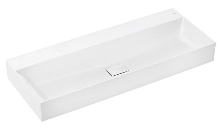 Раковина для ванної Hansgrohe Xevolos E 120х48 см без отворів кераміка SmartClean білий 61107450