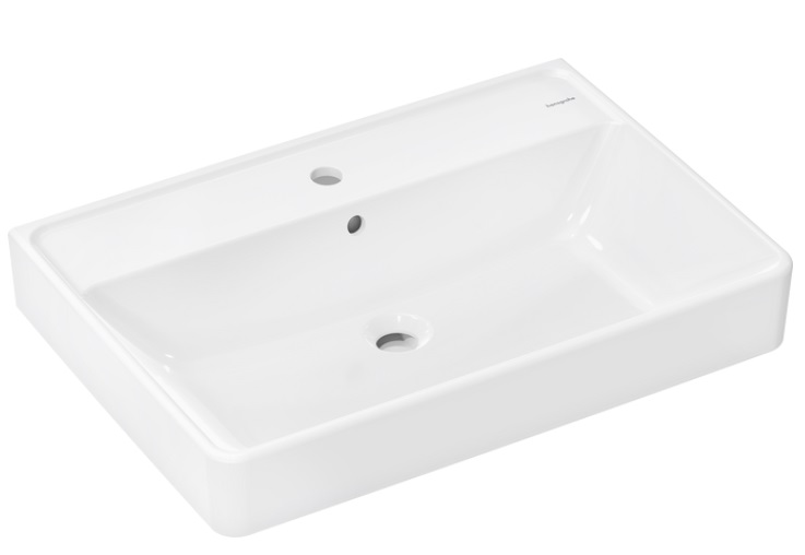 Раковина для ванної Hansgrohe Xanuia Q 70х48 см з отвором та переливом кераміка SmartClean білий 61132450