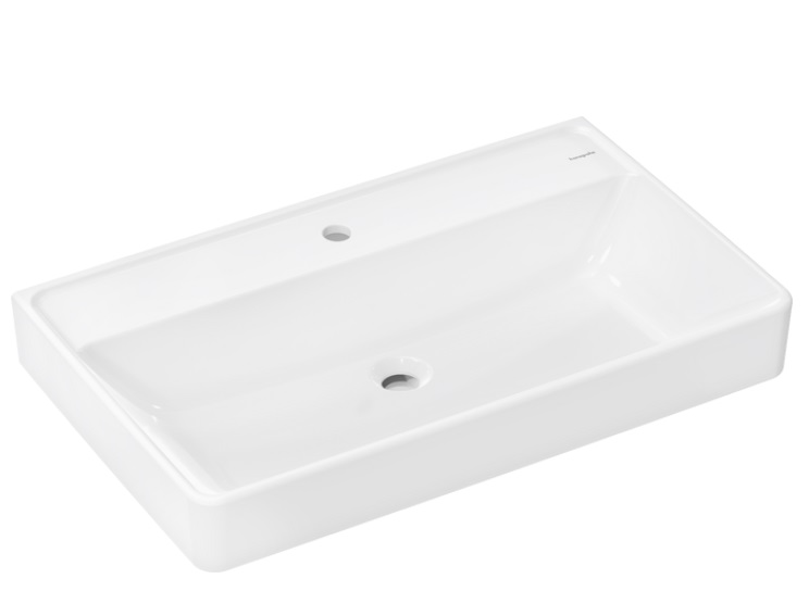 Раковина Hansgrohe Xanuia Q 80х48 см з отвором без переливу кераміка SmartClean білий 61138450