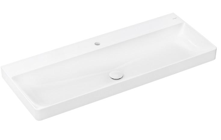 Раковина для ванной Hansgrohe Xevolos E 120х48 см с 1 отверстием керамика SmartClean белый 61109450
