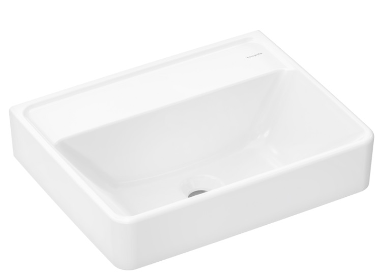 Раковина Hansgrohe Xanuia Q 50х39 см без отверстия без перелива керамика SmartClean белый 61145450