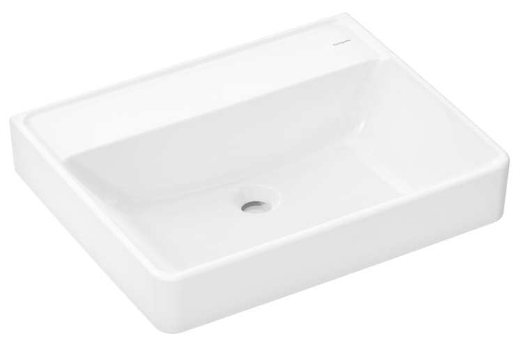 Раковина Hansgrohe Xanuia Q 60х48 см без отверстия без перелива керамика SmartClean белый 61151450