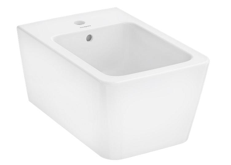 Биде подвесное Hansgrohe EluPura Q 36х54 см керамика SmartClean белый 61170450