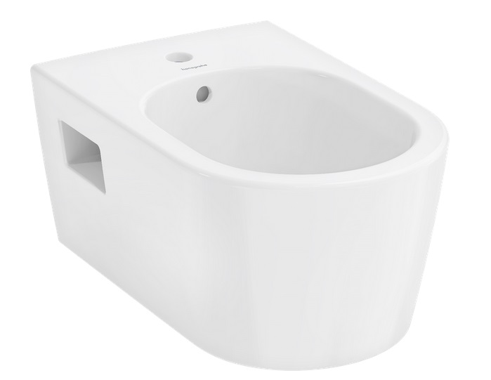 Биде подвесное Hansgrohe EluPura Original S 36х54 см керамика SmartClean белый 61171450