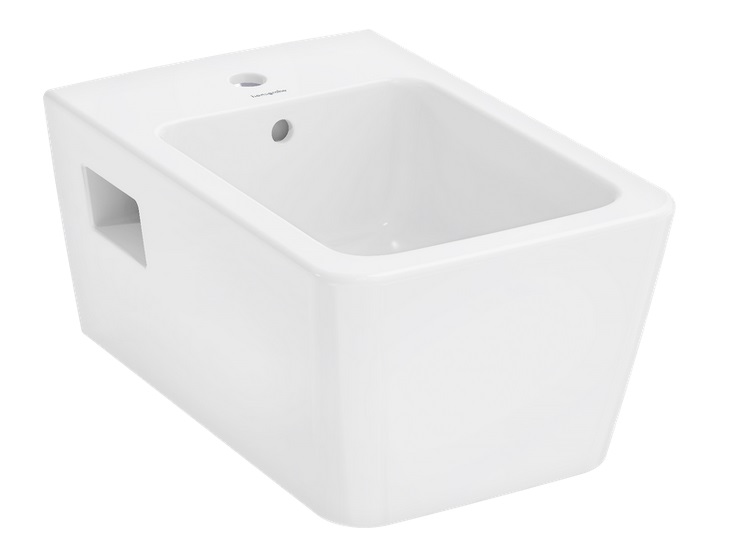 Біде підвісне Hansgrohe EluPura Original Q 36х54 см кераміка SmartClean білий 61172450
