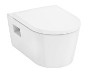 Унитаз подвесной Hansgrohe EluPura Original S 36х54 см с крышкой керамика SmartClean белый 61180450