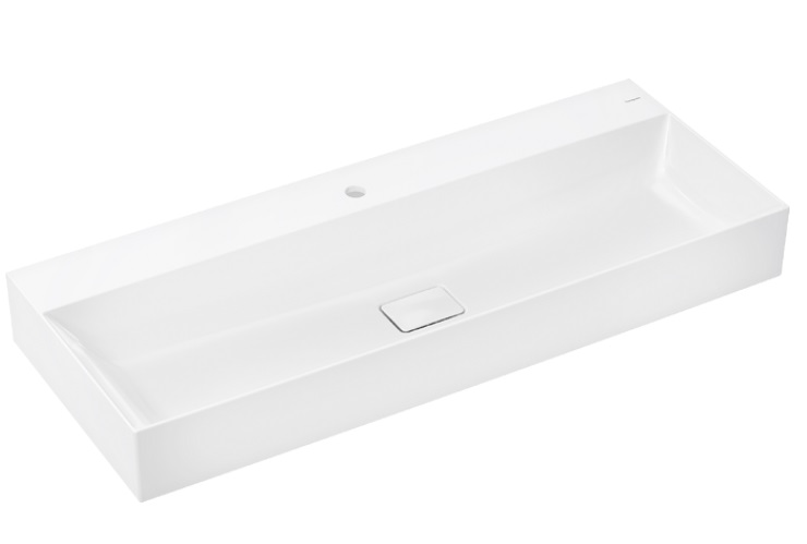 Раковина для ванної Hansgrohe Xevolos E 120х48 см з 1 отвором кераміка SmartClean білий 61113450