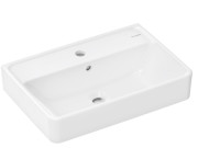 Раковина для ванной Hansgrohe Xanuia Q Compact 55х37 см c отверстием и переливом керамика SmartClean белый 61120450