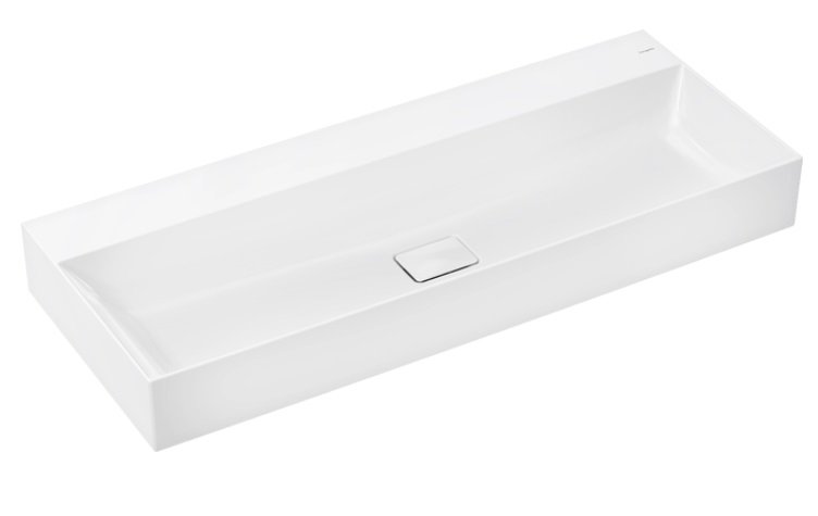 Раковина для ванної Hansgrohe Xevolos E 120х48 см без отворів кераміка SmartClean білий 61105450