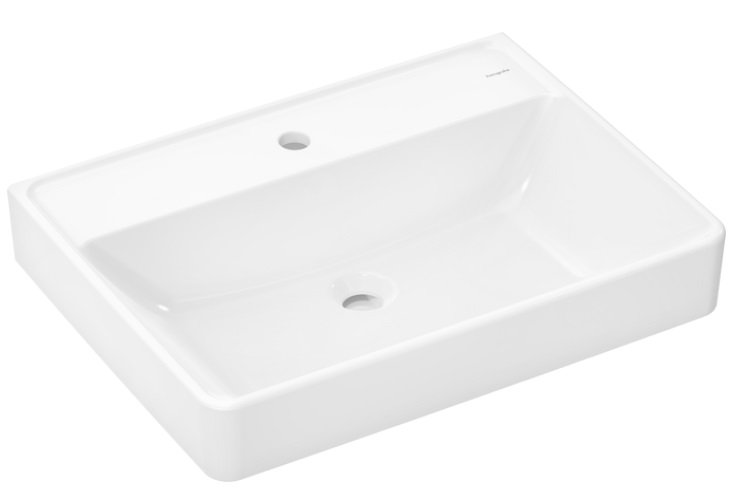 Раковина Hansgrohe Xanuia Q 65х48 см з отвором без переливу кераміка SmartClean білий 61153450