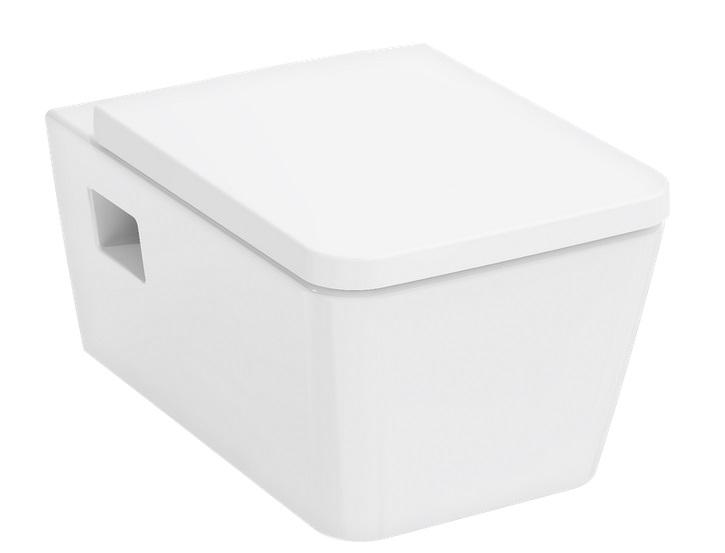 Унитаз подвесной Hansgrohe EluPura Original S 36х54 см с крышкой керамика SmartClean белый 61182450