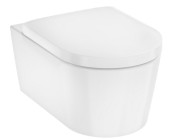 Унитаз подвесной Hansgrohe EluPura S AquaFall Flush 36х54 см с крышкой керамика белый 60292450
