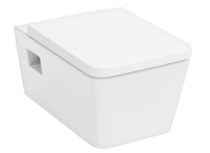 Унитаз подвесной Hansgrohe EluPura Original Q AquaChannel Flush 36х54 см с крышкой керамика белый 60208450