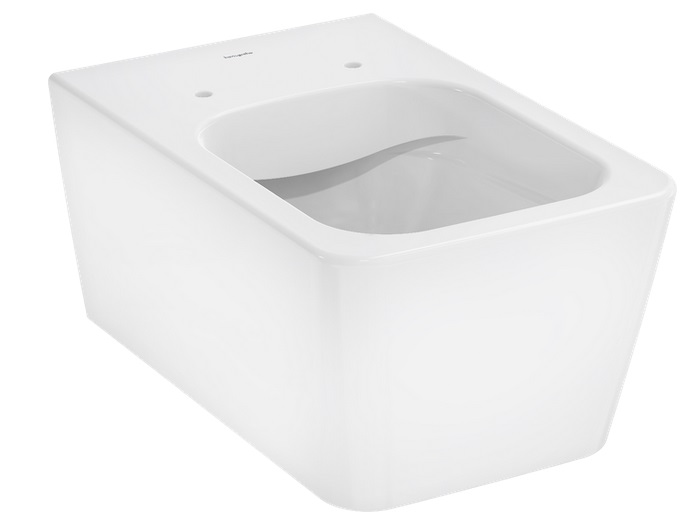 Унітаз підвісний Hansgrohe EluPura Q безободковий 36х54 см кераміка HygieneEffect білий 62022450