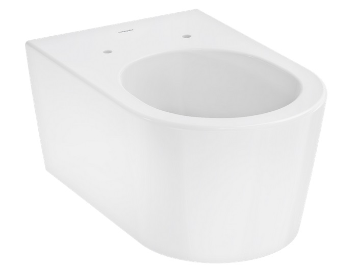 Унитаз подвесной Hansgrohe EluPura S безободковый 36х54 см керамика HygieneEffect белый 62024450