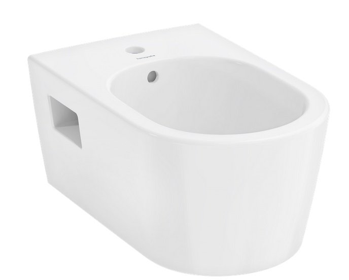Біде підвісне Hansgrohe EluPura Original S 36х54 см кераміка HygieneEffect білий 62045450