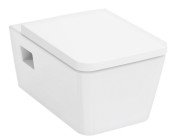 Унітаз підвісний Hansgrohe EluPura Original Q 36х54 см із кришкою кераміка HygieneEffect білий 62051450