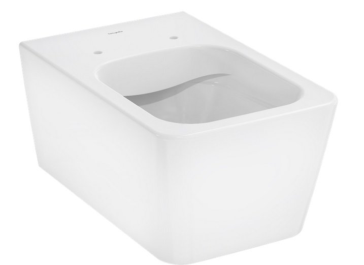 Унитаз подвесной Hansgrohe EluPura Q AquaFall Flush 36х54 см керамика SmartClean белый 61116450