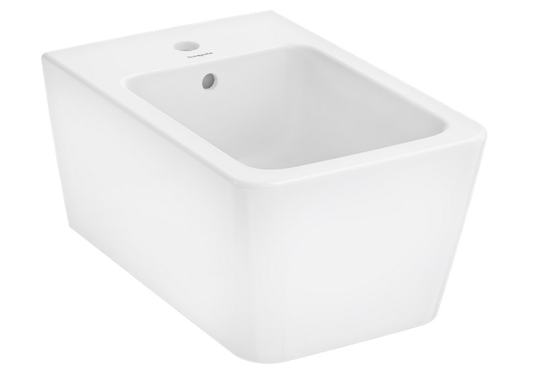 Биде подвесное Hansgrohe EluPura Q 36х54 см керамика белый 60280450