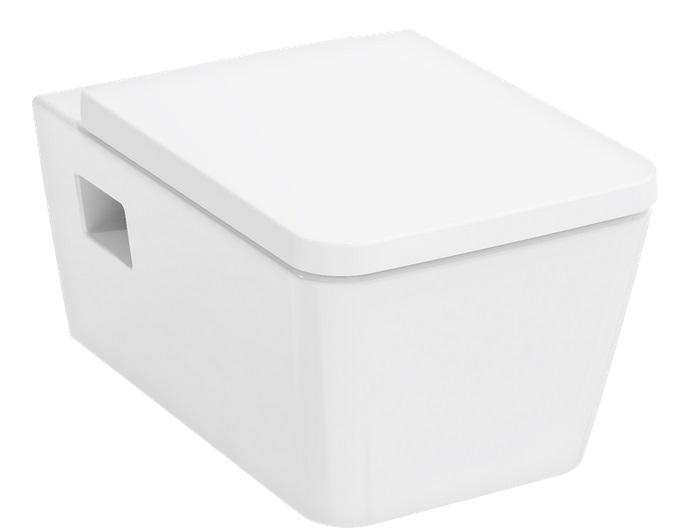Підвісний унітаз Hansgrohe EluPura Original Q AquaChannel Flush 36х54 см з кришкою кераміка білий 60289450
