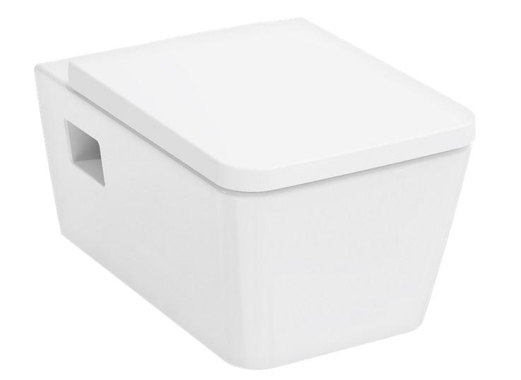 Підвісний унітаз Hansgrohe EluPura Original Q AquaChannel Flush 36х54 см з кришкою кераміка білий 60208450