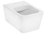 Унитаз подвесной Hansgrohe EluPura Q безободковый 36х54 см керамика HygieneEffect белый 62022450