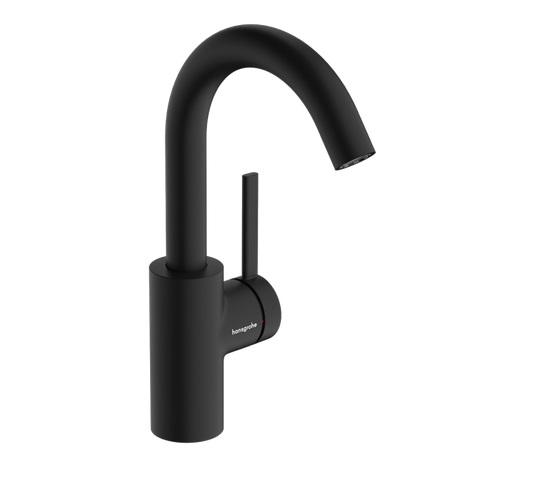 Смеситель для раковины Hansgrohe Zesis S CoolStart с донным клапаном черный матовый 74740670