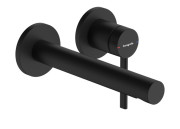 Смеситель для раковины Hansgrohe Zesis S настенный одрычажный черный матовый 74750670