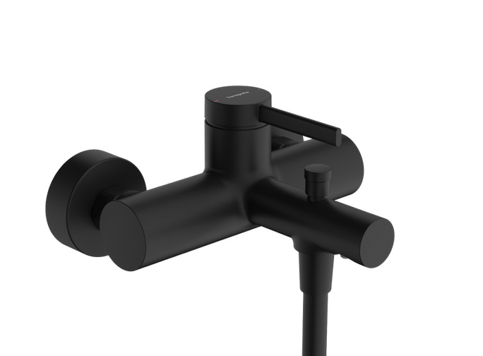 Смеситель для ванной Hansgrohe Zesis S однорычажный черный матовый 74420670