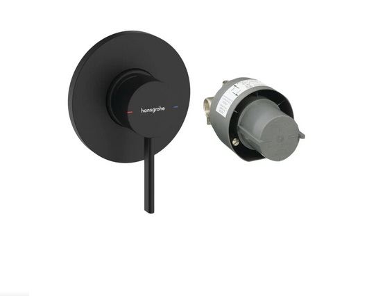 Смеситель для душа Hansgrohe Zesis S встраиваемый однорычажный черный матовый 74618670