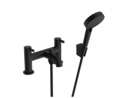 Смеситель на борт ванны Hansgrohe Zesis S с душевым гарнитуром черный матовый 74424670