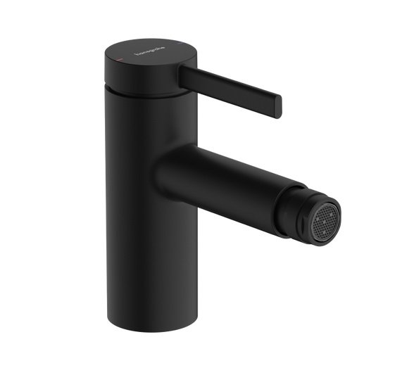 Змішувач для біде Hansgrohe Zesis S з донним клапаном чорний матовий 74200670