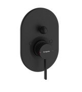 Смеситель для душа Hansgrohe Zesis S встраиваемый однорычажный черный матовый 74417670