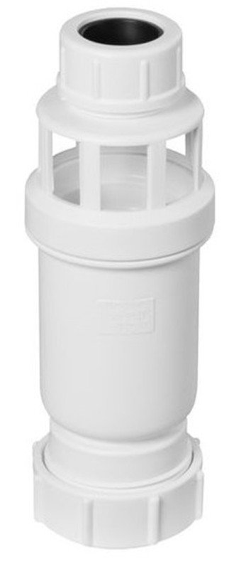 Сифон McAlpine сухой с самозакрывающимся клапаном 25х40 мм полипропилен белый MACTUNE-2-40