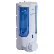 Дозатор для рідкого мила Kroner KRM Rizze-ACP403 настінний 380 мл пластик білий/синій CV022920