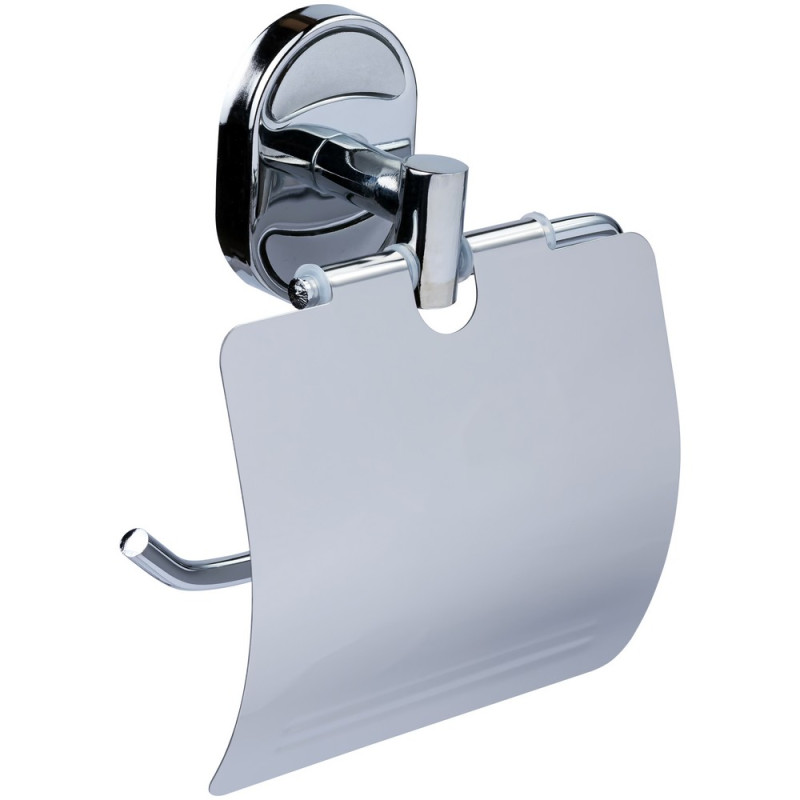Держатель для туалетной бумаги Kroner KRM Elbe-ACC2903 с крышкой хром CV022853