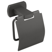 Держатель для туалетной бумаги Kroner KRP Graz - GRP95607 с крышкой графит CV025285