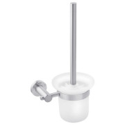Ершик для унитаза  Kroner KRP Edelstahl Klassisch-ESG3710 с держателем белый/никель CV025648