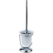 Йоршик для унітазу Kroner KRM Rizze-ACG322 хром/білий CV022910